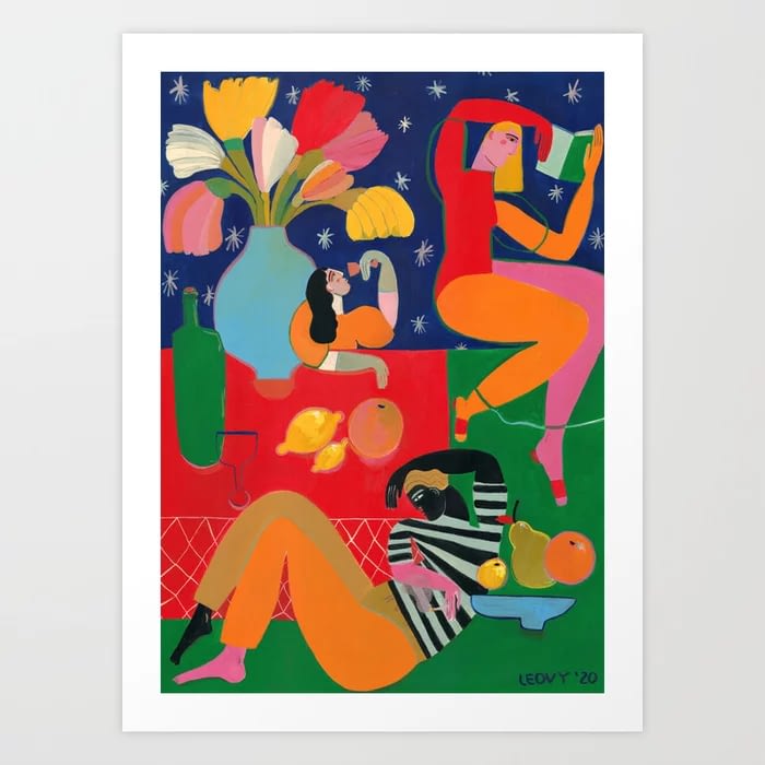 Curated vibrant artwork for the Rollicking Idealist persona, featuring bold, colorful, and dynamic styles that inspire adventure and creative energy.